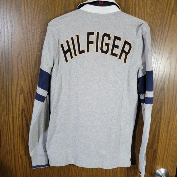 Tommy Hilfiger NYC New York City VINTAGE Rugby Shirt Size Small - Picture 11 of 14